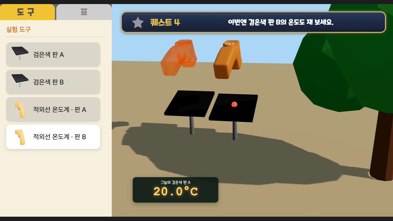 빛에 의해 열이 이동할 수 있을까?