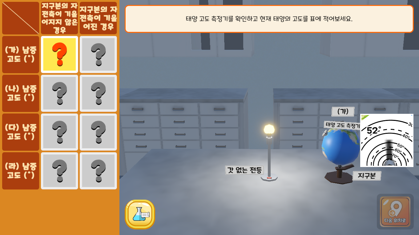 계절별 태양의 남중 고도와 낮의 길이의 관계는?
